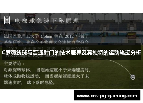 C罗弧线球与普通射门的技术差异及其独特的运动轨迹分析